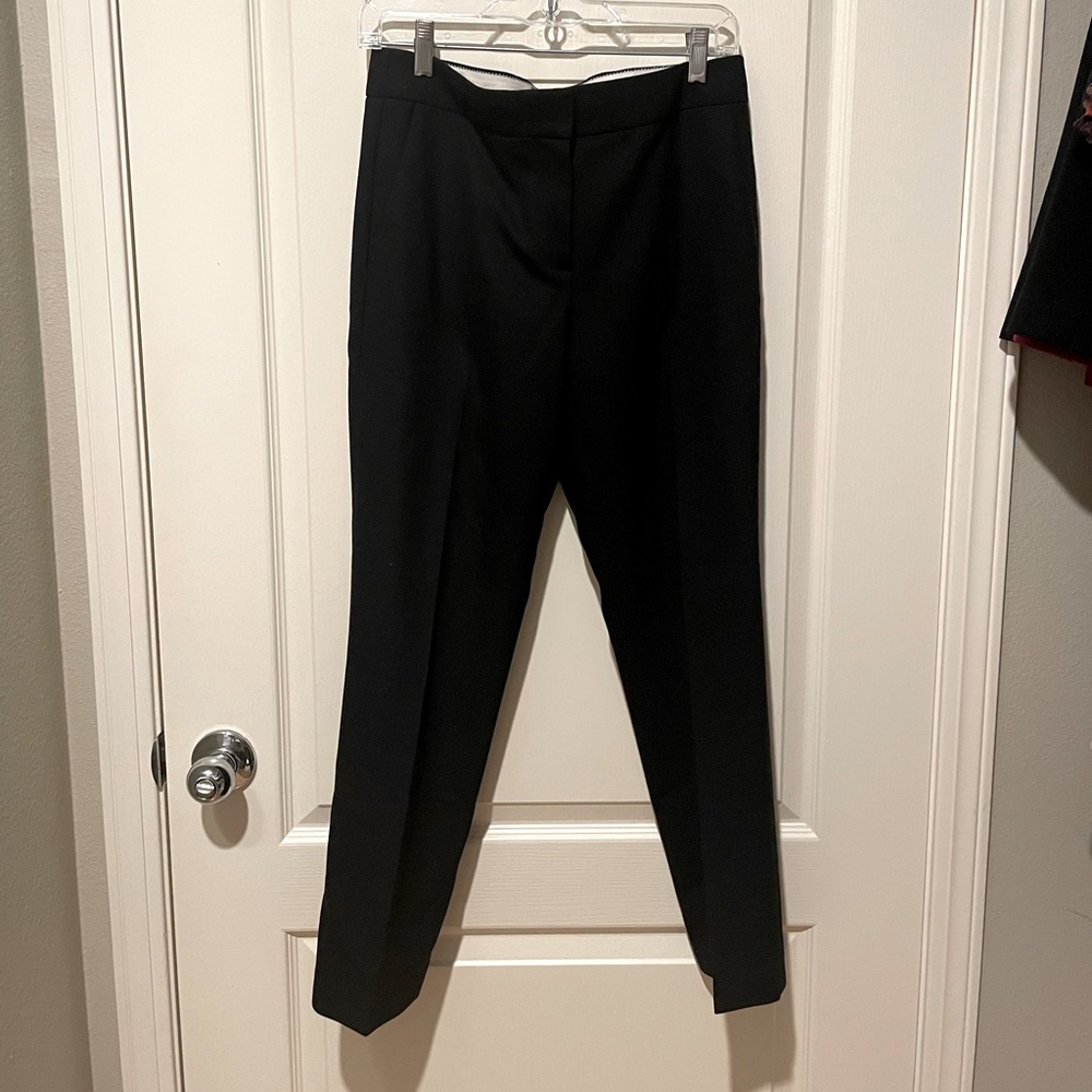 J Crew Campbell Wool Pants Black Size 4 Excellent Used Condition Chic Work Pant
